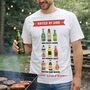 Rated #One Dad Personalised Beer T Shirt, thumbnail 2 of 6