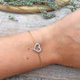 Sterling Silver Crystal Heart Bracelet, thumbnail 2 of 3