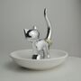 Personalised Cat Ring Stand And Dish, thumbnail 2 of 8