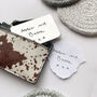 Stainless Steel Personalised Handwriting Wallet Card, thumbnail 2 of 5
