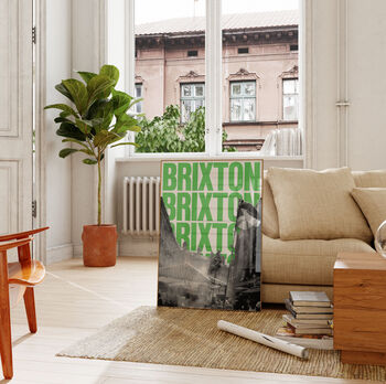 Brixton, London Print, Graphic Art, 3 of 6