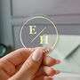 Custom Foil Stickers For Wedding Invitation Envelopes And Favours Elegant Minimalist, thumbnail 6 of 12