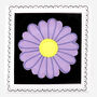 Hand Iced Aster September Birth Flower, thumbnail 1 of 5