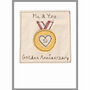 Personalised Gold Medal 50th Anniversary Card, thumbnail 9 of 11
