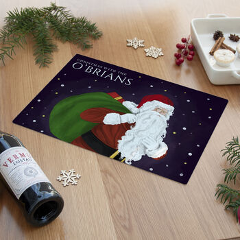 Personalised Christmas Glass Chopping Board, 10 of 10