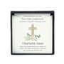 Personalised Floral First Communion Cross Necklace, thumbnail 4 of 5