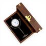 Personalised 8th Anniversary Gift Bronze Desk Clock, thumbnail 10 of 12
