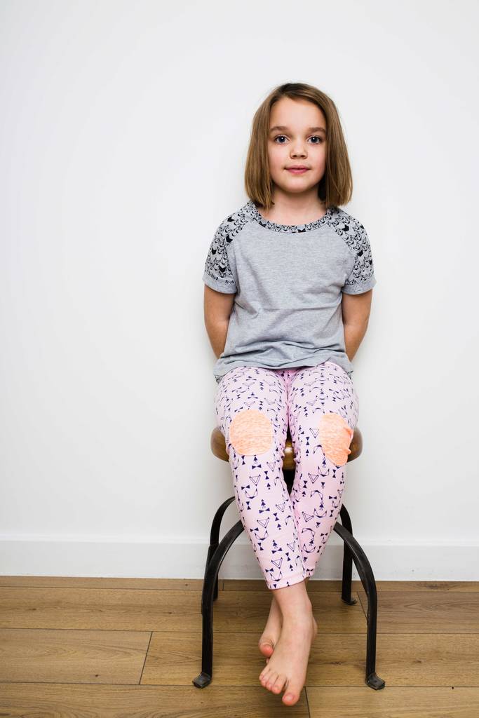 Kids Leggings Cool Children's Trouser In Pink By Eat Cake