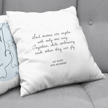 Personalised Matisse Inspired Wedding Cushion, 4 of 4