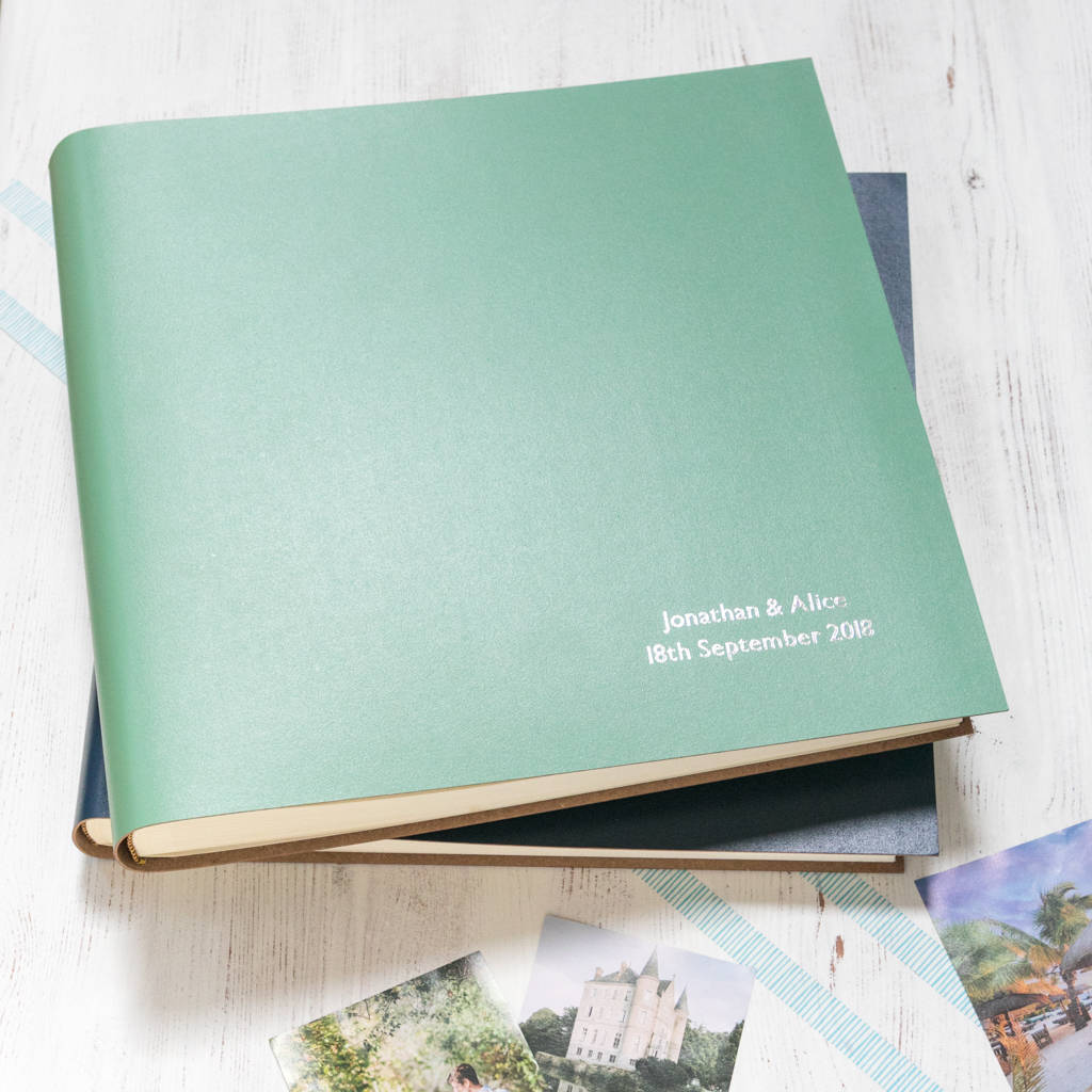 Medium Photo Binder For 4x6 Photos | Cover: Dove Gray Linen | Available  Personalized