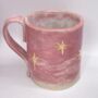Pink Handmade Starry Mug, thumbnail 4 of 6
