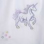 Girls Cotton Unicorn Embroidered Nightdress 'Ophelia', thumbnail 5 of 6
