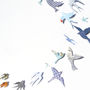 'Flock Of Birds' Papercut Artwork, thumbnail 3 of 5