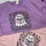 Lost In A Good Book Embroidered Sweatshirt, thumbnail 3 of 5