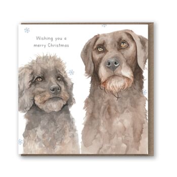 Street Vet Max And Macey Charity Christmas Card, 2 of 4