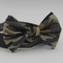 Green Camouflage Dog Bow Tie, thumbnail 2 of 6