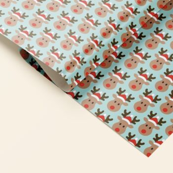 Christmas Rudolph Wrapping Paper, 2 of 5