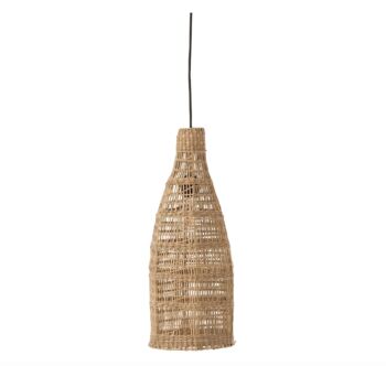 Natural Seagrass Bottle Pendant Light, 3 of 7