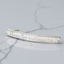 Personalised Silver Tone Bar Bracelet, thumbnail 4 of 8