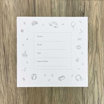 Baby Hand Or Foot Print Impression Kit New Baby Or Baby Shower Gift, 10 of 12