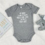 Mummy/Daddy Is Going To Teach Me… Personalised Babygrow, thumbnail 3 of 8