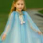 Frozen Cape ~ A Perfect Christmas Gift For Girls With A Satin Pink Bag, thumbnail 1 of 5