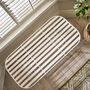 Cream Slatted Iron Indoor Outdoor Coffee Table, thumbnail 3 of 8