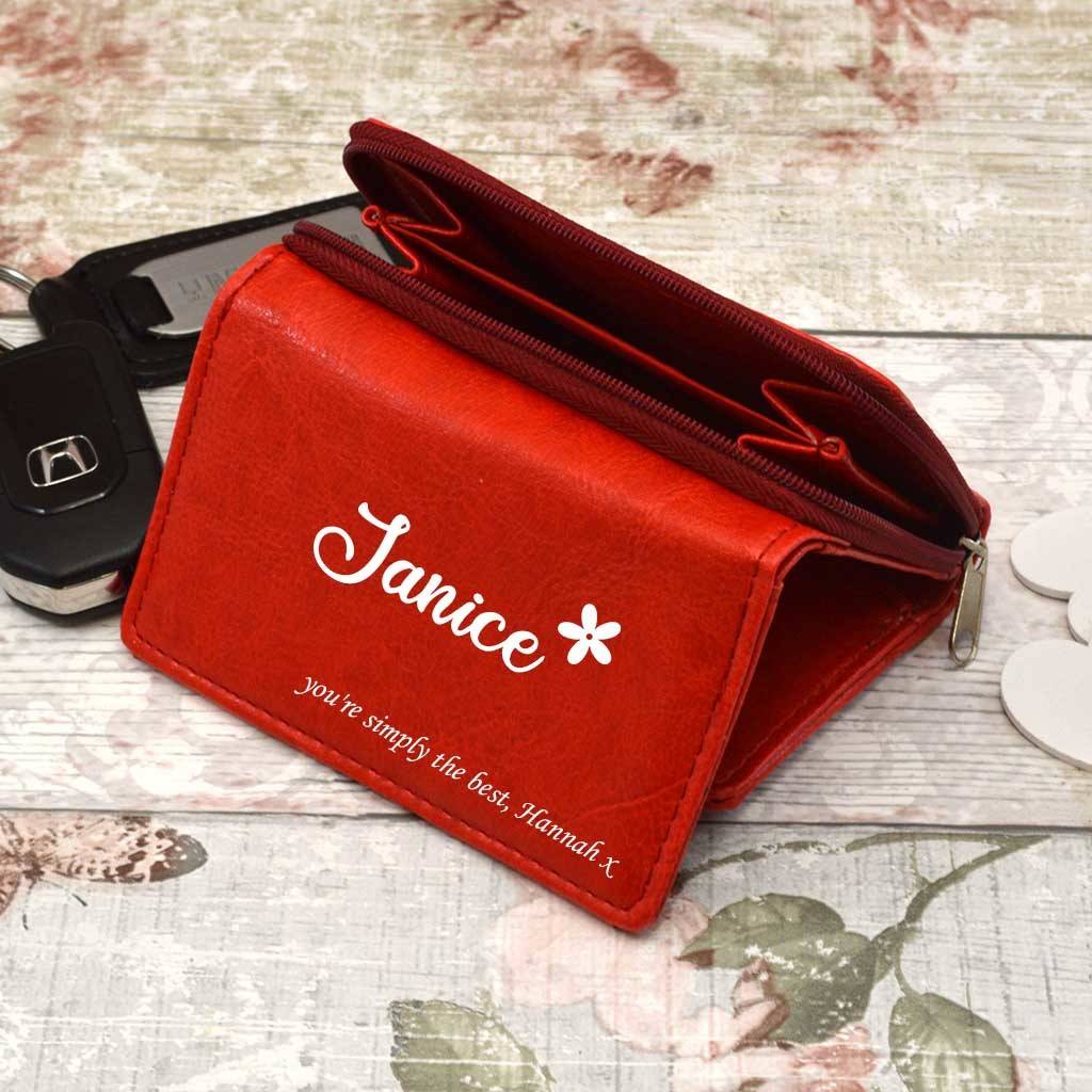 personalised small purse