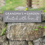 Grandma's Garden Wooden Sign, thumbnail 4 of 5