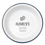 Personalised Easter Treats Enamel Bowl, thumbnail 5 of 5