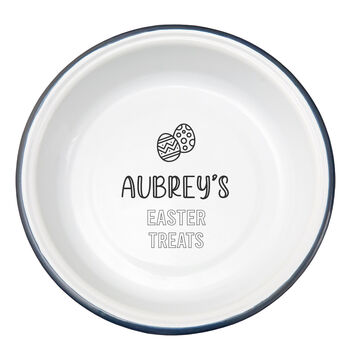 Personalised Easter Treats Enamel Bowl, 5 of 5