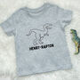 Personalised Dinosaur T Shirt Raptor, thumbnail 5 of 8