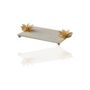 Handmade Black Marble Tray With Gold Twin Deer Handles, thumbnail 5 of 6