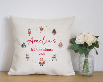 Baby's 1st Christmas Cushion Keepsake, 2 of 4