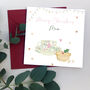 Teacup Personalised Friend Nana Grandma Christmas Card, thumbnail 2 of 2