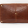 Woman's Small Leather Travel Holdall Bag, thumbnail 6 of 12
