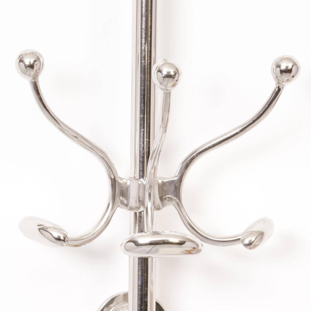 Wall Mounted Modern Chrome Coat Rack By Dibor
