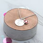 Avec Toi Sterling Silver Charm Necklace, thumbnail 1 of 2
