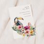 Tropical Theme Wedding Save The Dates, thumbnail 1 of 4