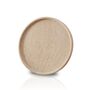 Handmade Round Travertine Serving Tray, thumbnail 2 of 2
