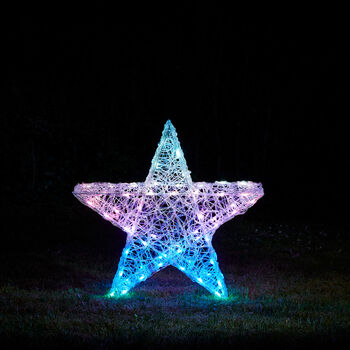 Twinkly Smart LED Outdoor Acrylic Medium Christmas Star, 11 of 12