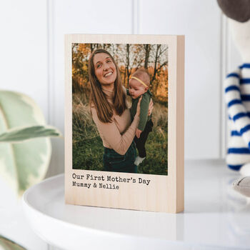 Mother's Day Wooden Photo Block, 2 of 2
