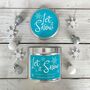 Let It Snow Candle Tin, thumbnail 2 of 2