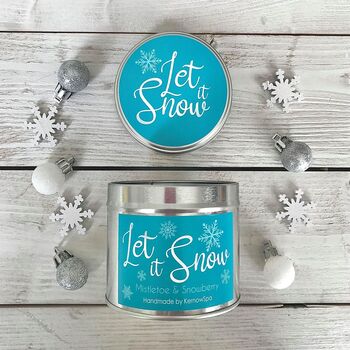Let It Snow Candle Tin, 2 of 2