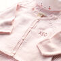 Baby Girl Pink Sparkle Cardigan, thumbnail 2 of 8