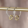 Russian Ring Hoop Earrings, thumbnail 4 of 6