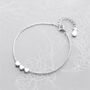 Sterling Silver Heart Bracelet, thumbnail 1 of 5
