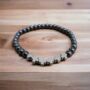 Hematite Bead Bracelet With Six Stainless Steel Crosses, thumbnail 3 of 5