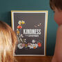 Kindness Is My Superpower Floral Affirmation Print, thumbnail 4 of 5