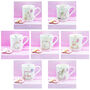 Children's Pink Initial Bone China Mini Mug, thumbnail 2 of 6